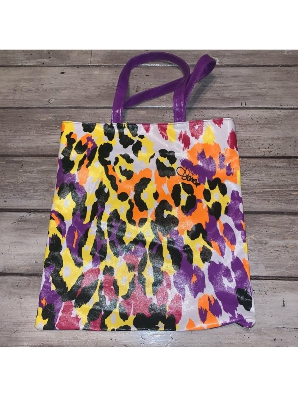 DVF leopard print coated tote bag - Picture 9 of 9